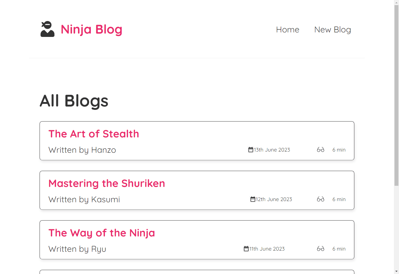 Ninja Blog
